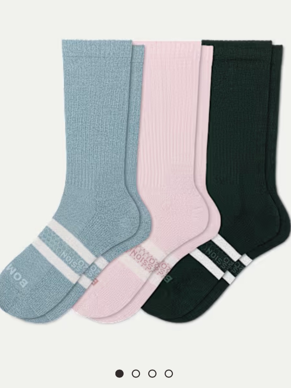 Unisex Everyday Compression Calf Sock 3-Pack (15-20mmHg)